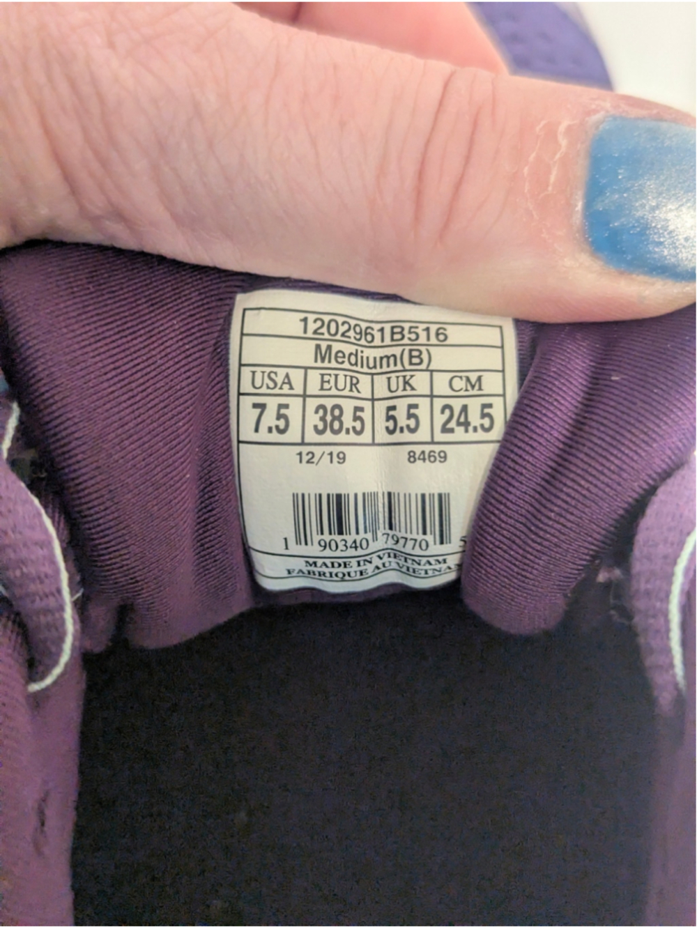 Brooks Adrenaline GTS 20 Athletic Shoes NIB Size 7.5 Purple - Picture 8 of 9